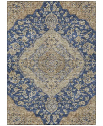 Addison Chantille Machine Washable Acn1151 8'x10' Area Rug In Navy