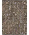 Addison Chantille Machine Washable Acn1152 9'x12' Area Rug In Brown