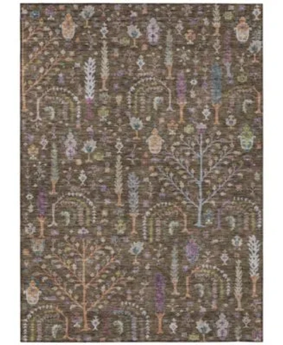 Addison Chantille Machine Washable Acn1152 Rug Collection In Brown