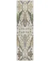 Addison Chantille Machine Washable Acn1153 2'3"x7'6" Runner Area Rug In Ivory