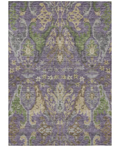 Addison Chantille Machine Washable Acn1153 2'6"x3'10" Area Rug In Purple