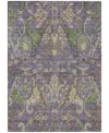 Addison Chantille Machine Washable Acn1153 3'x5' Area Rug In Purple