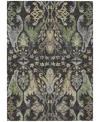 Addison Chantille Machine Washable Acn1153 5'x7'6" Area Rug In Black