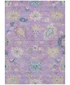 Addison Chantille Machine Washable Acn1154 8'x10' Area Rug In Purple