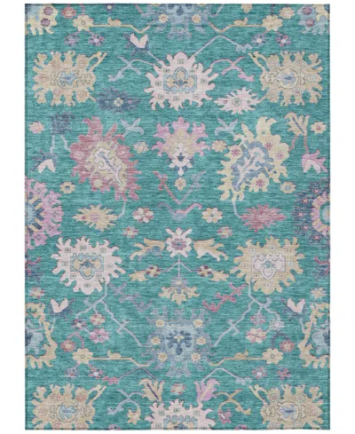 Addison Chantille Machine Washable Acn1154 8'x10' Area Rug In Teal