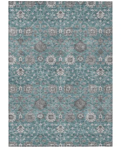 Addison Chantille Machine Washable Acn1155 2'6"x3'10" Area Rug In Teal