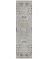 Addison Chantille Machine Washable Acn1156 2'3"x7'6" Runner Area Rug In Gray