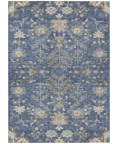 Addison Chantille Machine Washable Acn1156 5'x7'6" Area Rug In Blue