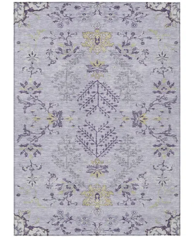 Addison Chantille Machine Washable Acn1156 5'x7'6" Area Rug In Lavender