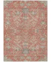 Addison Chantille Machine Washable Acn1156 8'x10' Area Rug In Coral