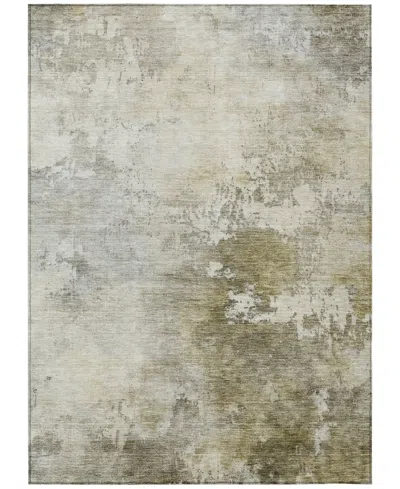 Addison Chantille Machine Washable Acn1158 9'x12' Area Rug In Wheat