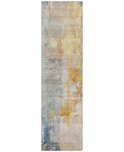 Addison Chantille Machine Washable Acn1160 2'3"x7'6" Runner Area Rug In Ivory