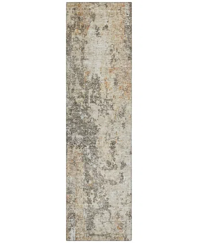Addison Chantille Machine Washable Acn1161 2'3"x7'6" Runner Area Rug In Terracotta