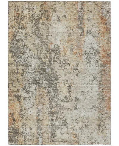 Addison Chantille Machine Washable Acn1161 5'x7'6" Area Rug In Terracotta
