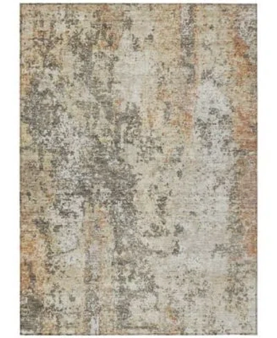 Addison Chantille Machine Washable Acn1161 Rug Collection In Terracotta