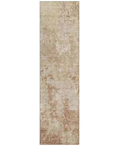 Addison Chantille Machine Washable Acn1162 2'3"x7'6" Runner Area Rug In Copper