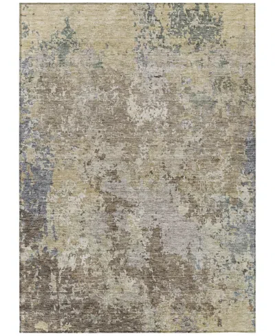 Addison Chantille Machine Washable Acn1162 8'x10' Area Rug In Beige
