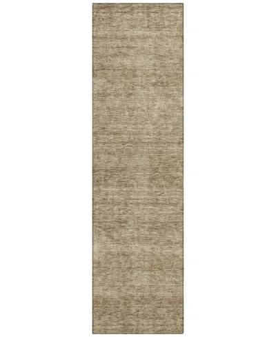 Addison Chantille Machine Washable Acn1165 2'3"x7'6" Runner Area Rug In Wheat