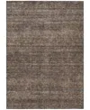 Addison Chantille Machine Washable Acn1165 2'6"x3'10" Area Rug In Coffee