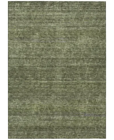 Addison Chantille Machine Washable Acn1165 2'6"x3'10" Area Rug In Olive