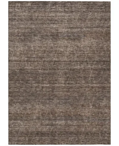 Addison Chantille Machine Washable Acn1165 3'x5' Area Rug In Coffee