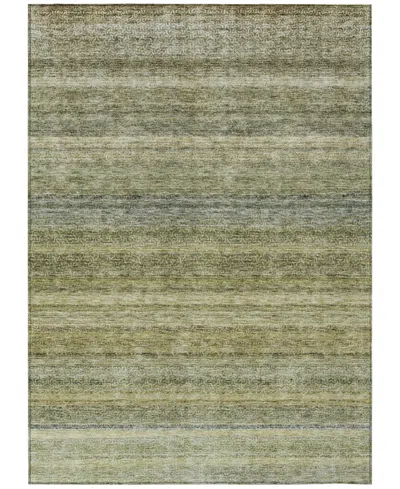 Addison Chantille Machine Washable Acn1167 5'x7'6" Area Rug In Grass