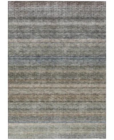 Addison Chantille Machine Washable Acn1167 5'x7'6" Area Rug In Taupe