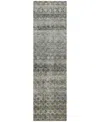 Addison Chantille Machine Washable Acn1168 2'3"x7'6" Runner Area Rug In Charcoal