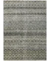 Addison Chantille Machine Washable Acn1168 9'x12' Area Rug In Charcoal