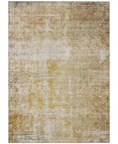Addison Chantille Machine Washable Acn1169 Rug Collection In Gold