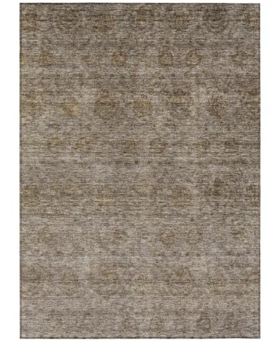 Addison Chantille Machine Washable Acn1170 8'x10' Area Rug In Brown