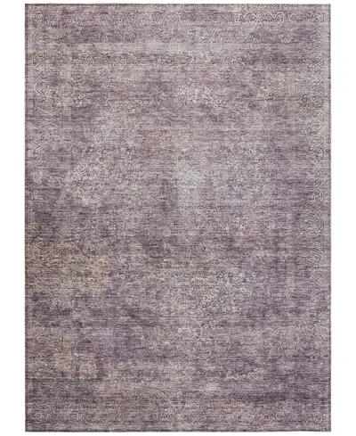 Addison Chantille Machine Washable Acn1172 3'x5' Area Rug In Plum