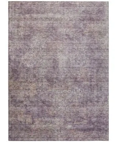 Addison Chantille Machine Washable Acn1172 Rug Collection In Plum