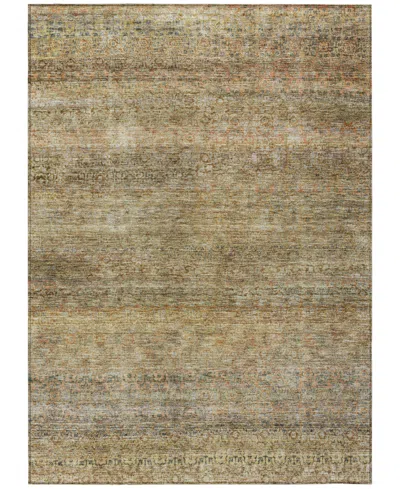 Addison Chantille Machine Washable Acn1174 9'x12' Area Rug In Wheat