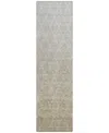 Addison Chantille Machine Washable Acn1175 2'3"x7'6" Runner Area Rug In Taupe