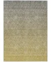 Addison Chantille Machine Washable Acn1175 8'x10' Area Rug In Gold