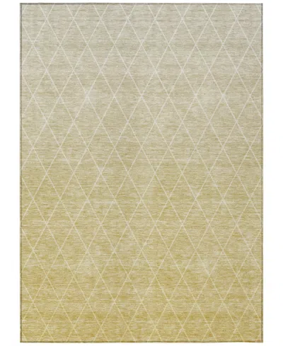 Addison Chantille Machine Washable Acn1175 9'x12' Area Rug In Wheat