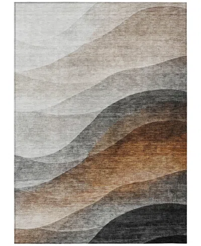 Addison Chantille Machine Washable Acn1176 2'6"x3'10" Area Rug In Khaki