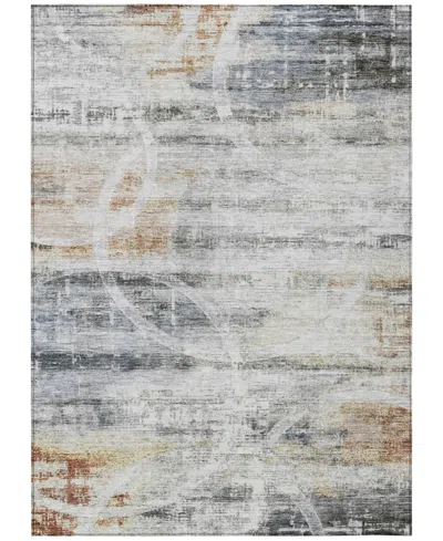 Addison Chantille Machine Washable Acn1178 3'x5' Area Rug In Silver