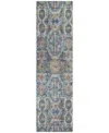 Addison Chantille Machine Washable Acn1181 2'3"x7'6" Runner Area Rug In Denim