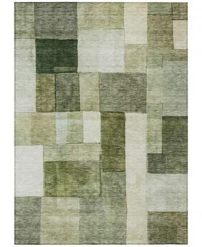 Addison Chantille Machine Washable Acn1190 2'6"x3'10" Area Rug In Sage