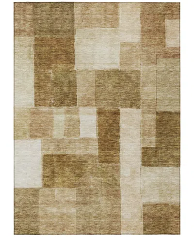 Addison Chantille Machine Washable Acn1190 8'x10' Area Rug In Terracotta