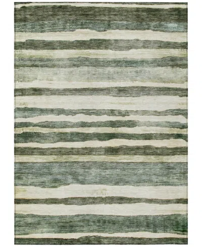 Addison Chantille Machine Washable Acn1191 9'x12' Area Rug In Sage