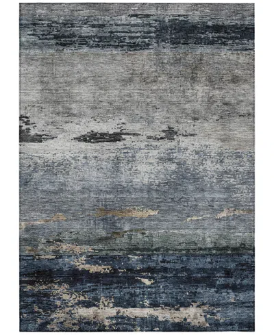 Addison Chantille Machine Washable Acn1195 2'6"x3'10" Area Rug In Navy