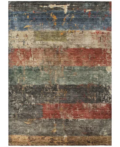 Addison Chantille Machine Washable Acn1198 5'x7'6" Area Rug In Moss