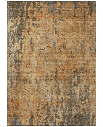 Addison Chantille Machine Washable Acn1203 9'x12' Area Rug In Copper