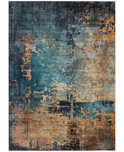 Addison Chantille Machine Washable Acn1206 2'6"x3'10" Area Rug In Teal