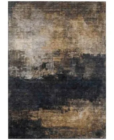 Addison Chantille Machine Washable Acn1209 Rug Collection In Charcoal