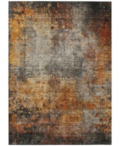 Addison Chantille Machine Washable Acn1210 Rug Collection In Paprika