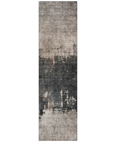 Addison Chantille Machine Washable Acn1215 2'3"x7'6" Runner Area Rug In Taupe